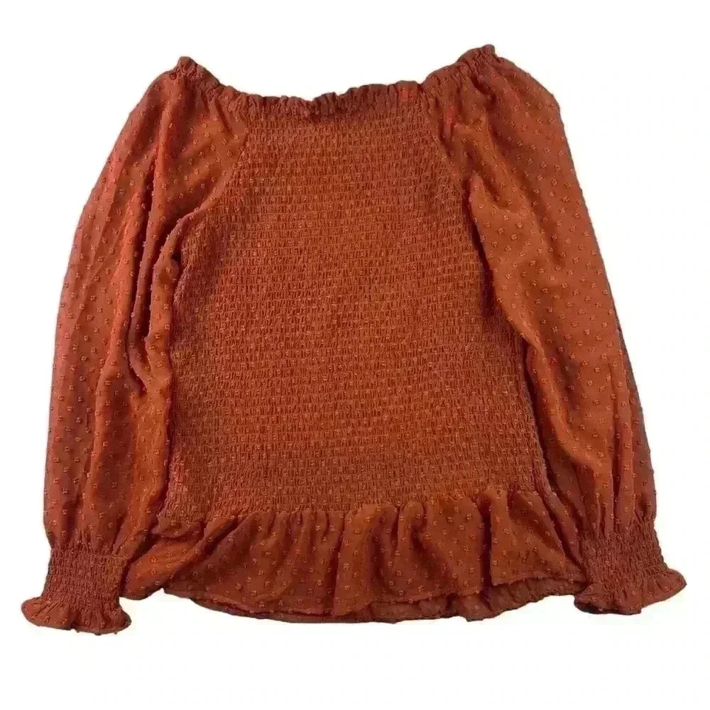 Women’s Indigo Poppy Top Size Large - Picture 3 of 5